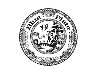 BLUE PLATE logo