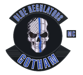 BLUE REGULATORS GOTHAM MC logo