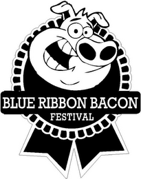 BLUE RIBBON BACON FESTIVAL logo
