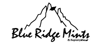 BLUE RIDGE MINTS BY HOSPITALITY MINTS logo