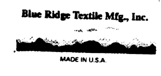 BLUE RIDGE TEXTILE MFG., INC. logo