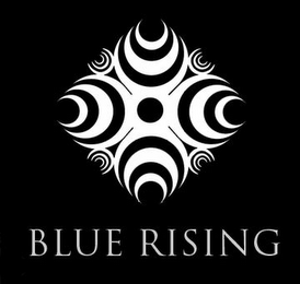 BLUE RISING logo