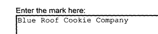 BLUE ROOF COOKIE COMPANY logo