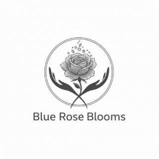 BLUE ROSE BLOOMS logo