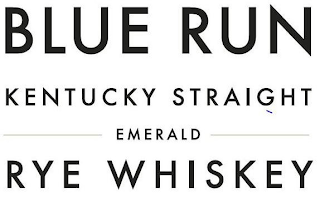 BLUE RUN KENTUCKY STRAIGHT EMERALD RYE WHISKEY logo