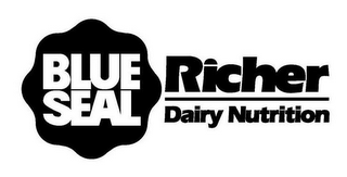 BLUE SEAL RICHER DAIRY NUTRITION logo