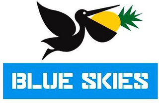 BLUE SKIES logo