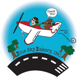 BLUE SKY BAKERY, INC THANK YOU! logo