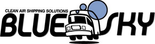 BLUE SKY CLEAN AIR SHIPPING SOLUTIONS logo
