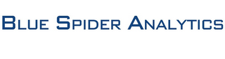 BLUE SPIDER ANALYTICS logo