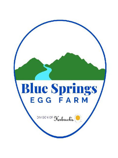 BLUE SPRINGS EGG FARM DIVISION OF HERBRUCK'S logo