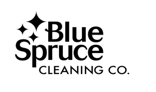 BLUE SPRUCE CLEANING CO. logo