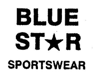 BLUE ST R SPORTSWEAR logo