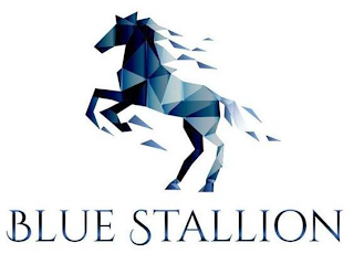 BLUE STALLION logo