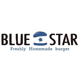 BLUE STAR FRESHLY HOMEMADE BURGER logo