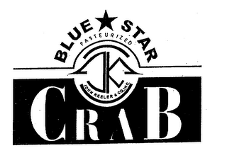 BLUE STAR PASTEURIZED CRAB JK JOHN KEELER & CO., INC. logo