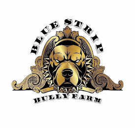 BLUE STRIP BULLY FARM logo