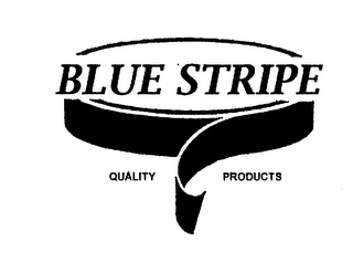 BLUE STRIPE QUALITY PRODUCTS logo