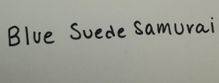 BLUE SUEDE SAMURAI logo