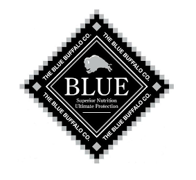BLUE SUPERIOR NUTRITION ULTIMATE PROTECTION THE BLUE BUFFALO CO. logo