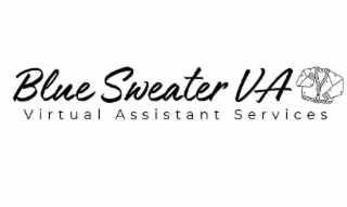 BLUE SWEATER VA VIRTUAL ASSISTANT SERVICES logo