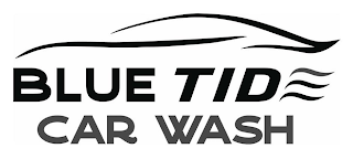 BLUE TID CAR WASH logo