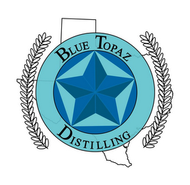 BLUE TOPAZ DISTILLING logo