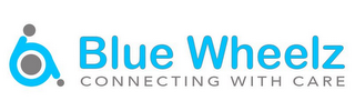 BLUE WHEELZ CONNECTING WITH CARE logo