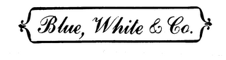 BLUE, WHITE & CO. logo