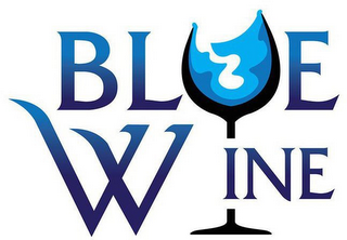 BLUE WINE logo