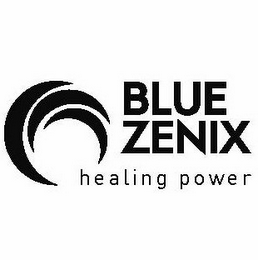 BLUE ZENIX HEALING POWER logo