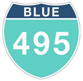 BLUE495 logo