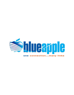 BLUEAPPLE ONE CONNECTION...MANY LINKS logo