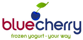 BLUECHERRY FROZEN YOGURT - YOUR WAY logo