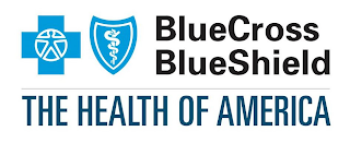 BLUECROSS BLUESHIELD THE HEALTH OF AMERICA logo