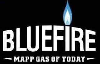 BLUEFIRE MAPP GAS OF TODAY logo