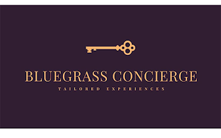 BLUEGRASS CONCIERGE TAILORED EXPERIENCES logo