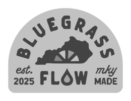 BLUEGRASS FLOW EST. 2025 MKY MADE logo