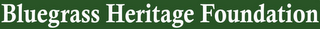 BLUEGRASS HERITAGE FOUNDATION logo