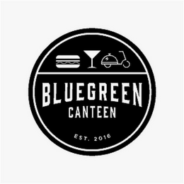 BLUEGREEN CANTEEN EST. 2016 logo