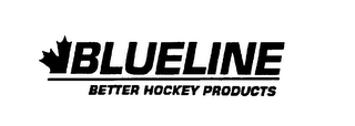 BLUELINE BETTER HOCKEY PRODUCTS logo