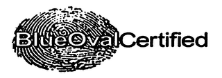 BLUEOVALCERTIFIED logo