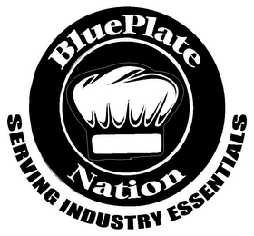 BLUEPLATE NATION SERVING INDUSTRY ESSENTIALS logo