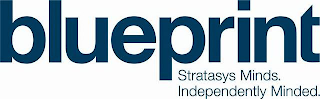 BLUEPRINT STRATASYS MINDS. INDEPENDENTLY MINDED. logo