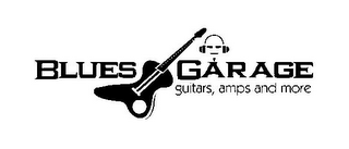 BLUES GARAGE GUITARS, AMPS AND MORE logo