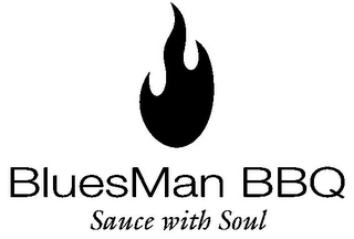 BLUESMAN BBQ SAUCE WITH SOUL logo