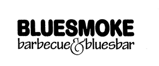 BLUESMOKE BARBECUE & BLUESBAR logo
