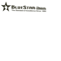 BLUESTAR BY PRIZER THE STANDARD OF EXCELLENCE SINCE 1880 logo