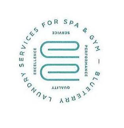 BLUETERRY LAUNDRY SERVICES FOR SPA &AMP; GYM - PERFORMANCE QUALITY EXCELLENCE SERVICE EE logo