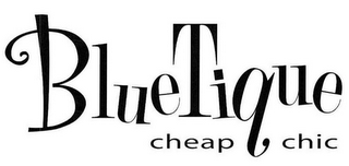 BLUETIQUE CHEAP CHIC logo
